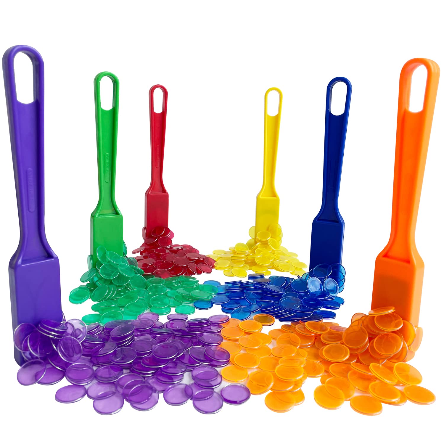 Yuanhe magnetic bingo wand orange, supports hands-on STEM learning.