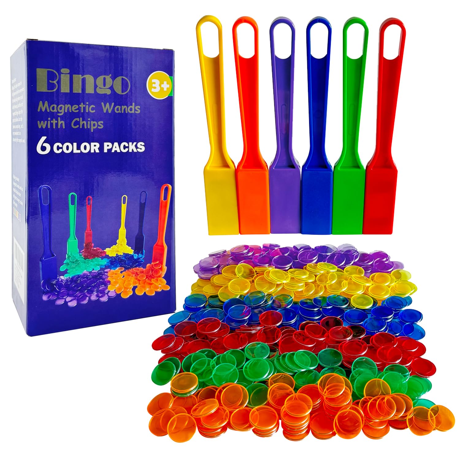 Yuanhe magnetic bingo wand red, ideal for family game night and quick pickups.