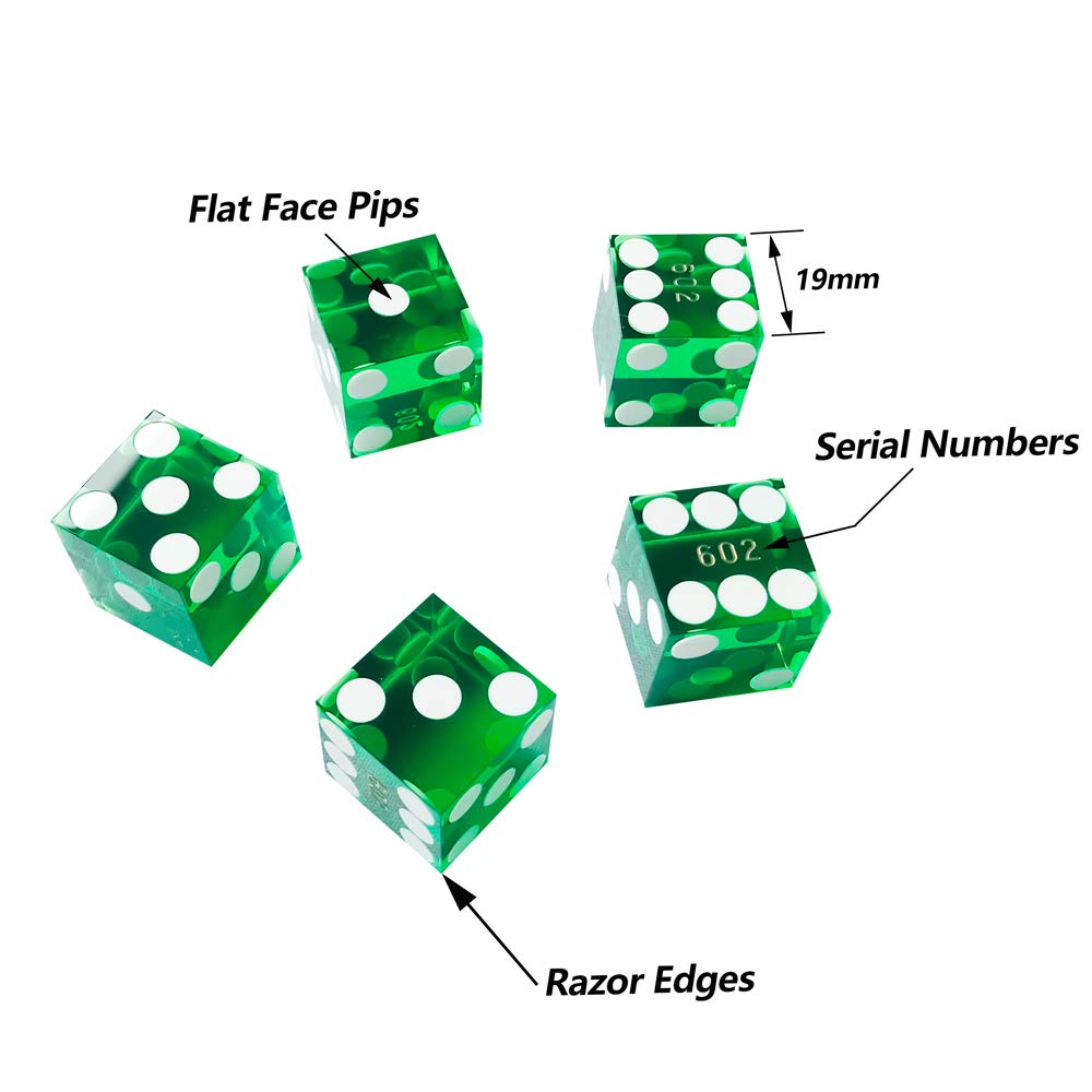 Yuanhe serialized dice set helps verify authenticity and tamper resistance.