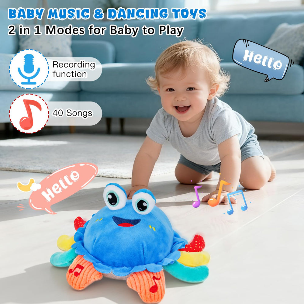 YUANNA crab crawling-motion toy encourages baby crawling with safe exploration