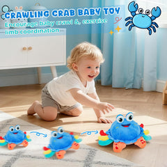 YUANNA crab dancing-walking toy entertains with movement and music during play