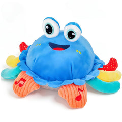 YUANNA crab pat-and-bounce toy for engaging tummy time and active play