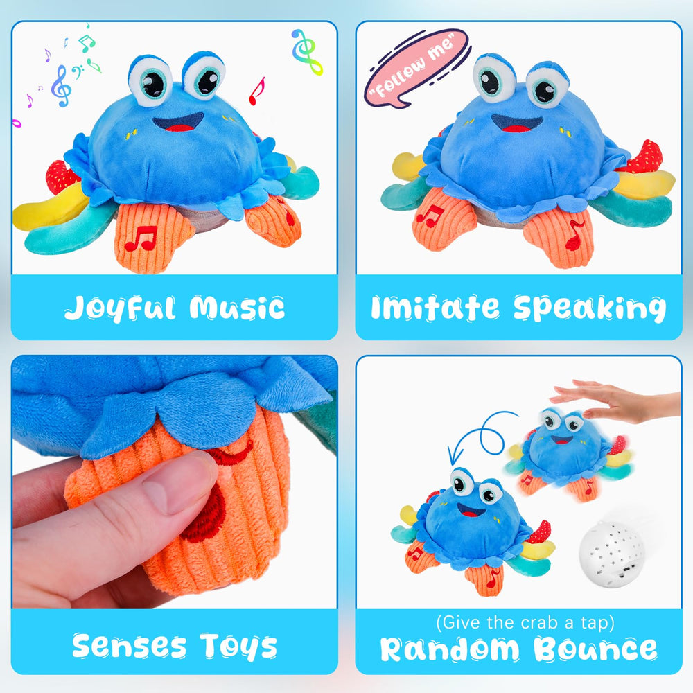 YUANNA crab USB-rechargeable design for long uninterrupted play sessions