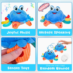 YUANNA crab USB-rechargeable design for long uninterrupted play sessions
