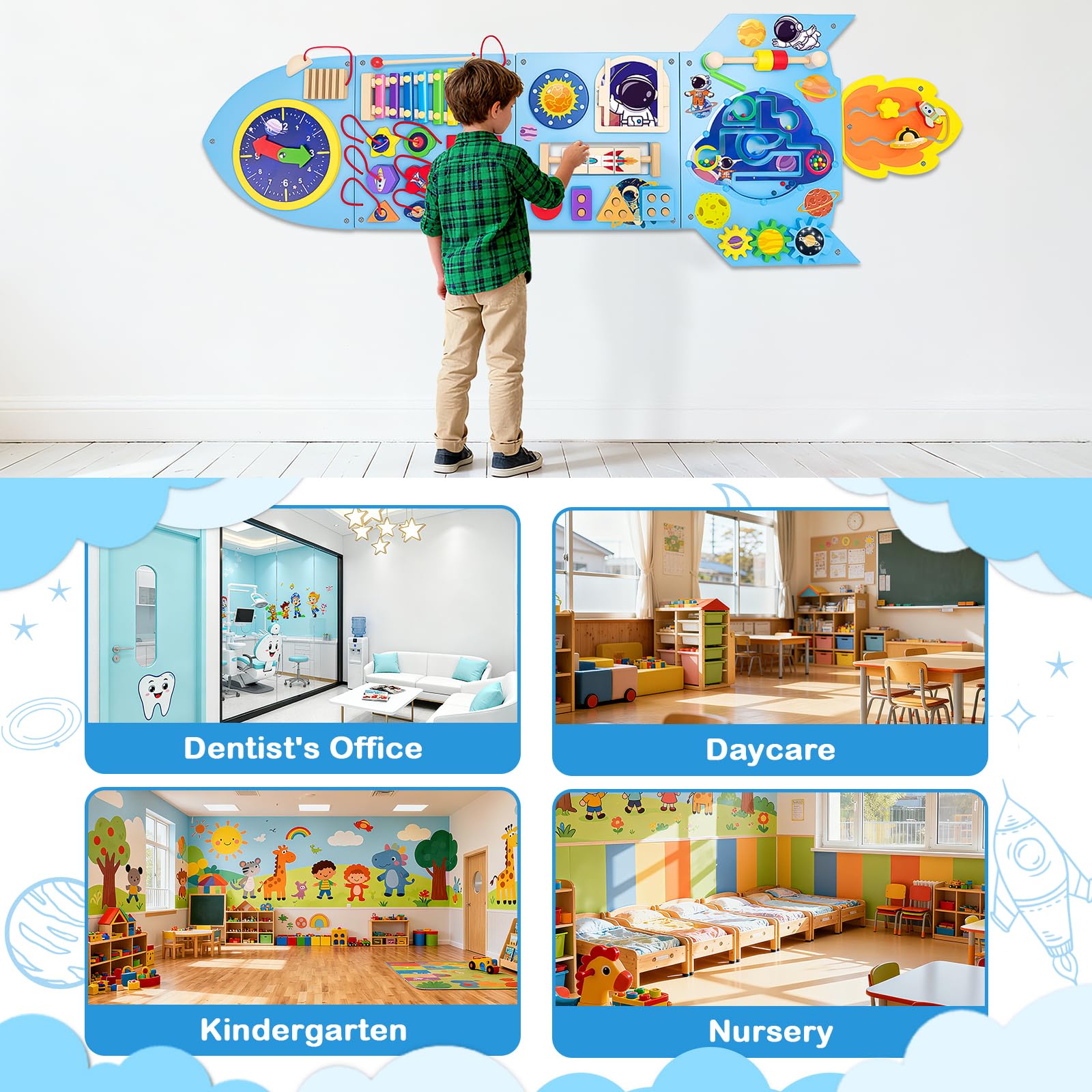 YUANNA Multi-Scenario Classroom Home use versatile panel fits various spaces