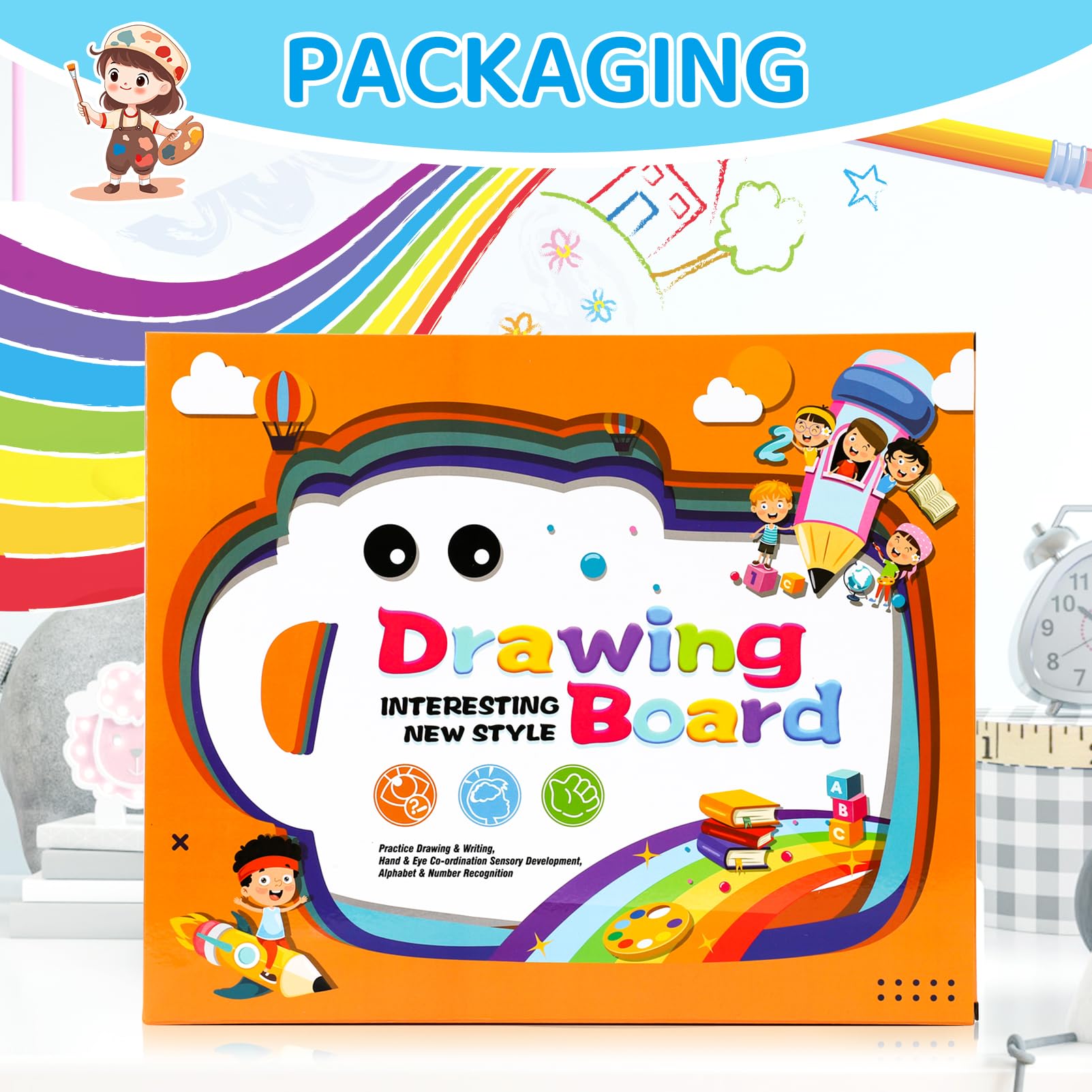 YUBALEER compact size ideal for car or plane doodling