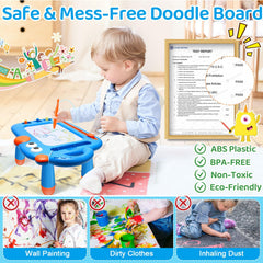 YUBALEER four-color zones spark vibrant, educational doodling sessions