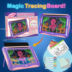 YUBALEER mess-free play with washable markers encourages repeat practice.