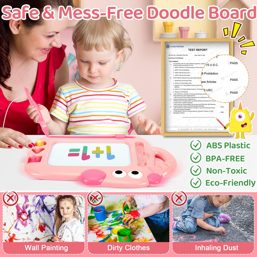 YUBALEER magnetic pen and eraser ensure mess-free creative sessions