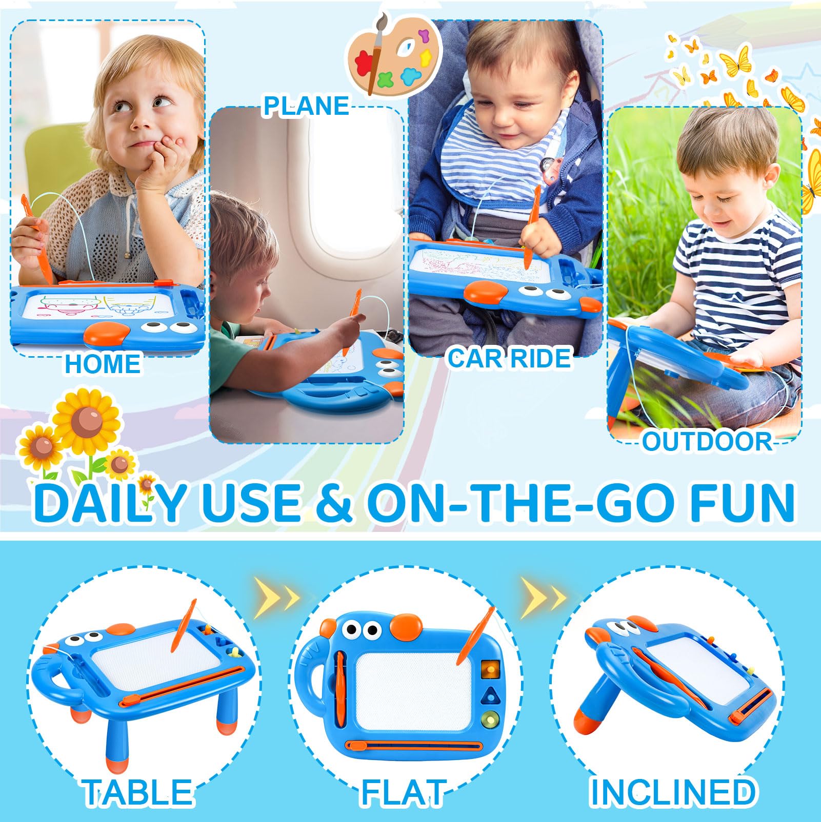 YUBALEER sturdy legs withstand playful toddler activity