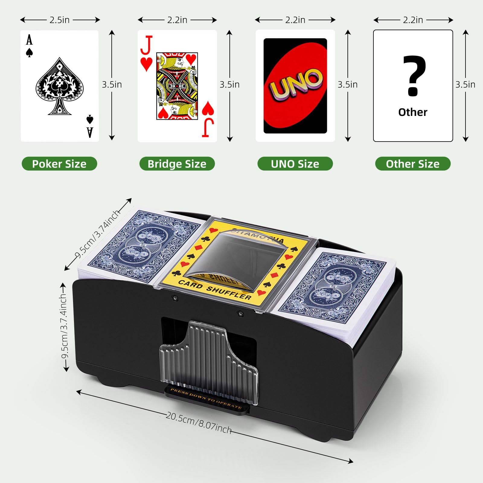 YUCEEN compact design ideal for home game nights