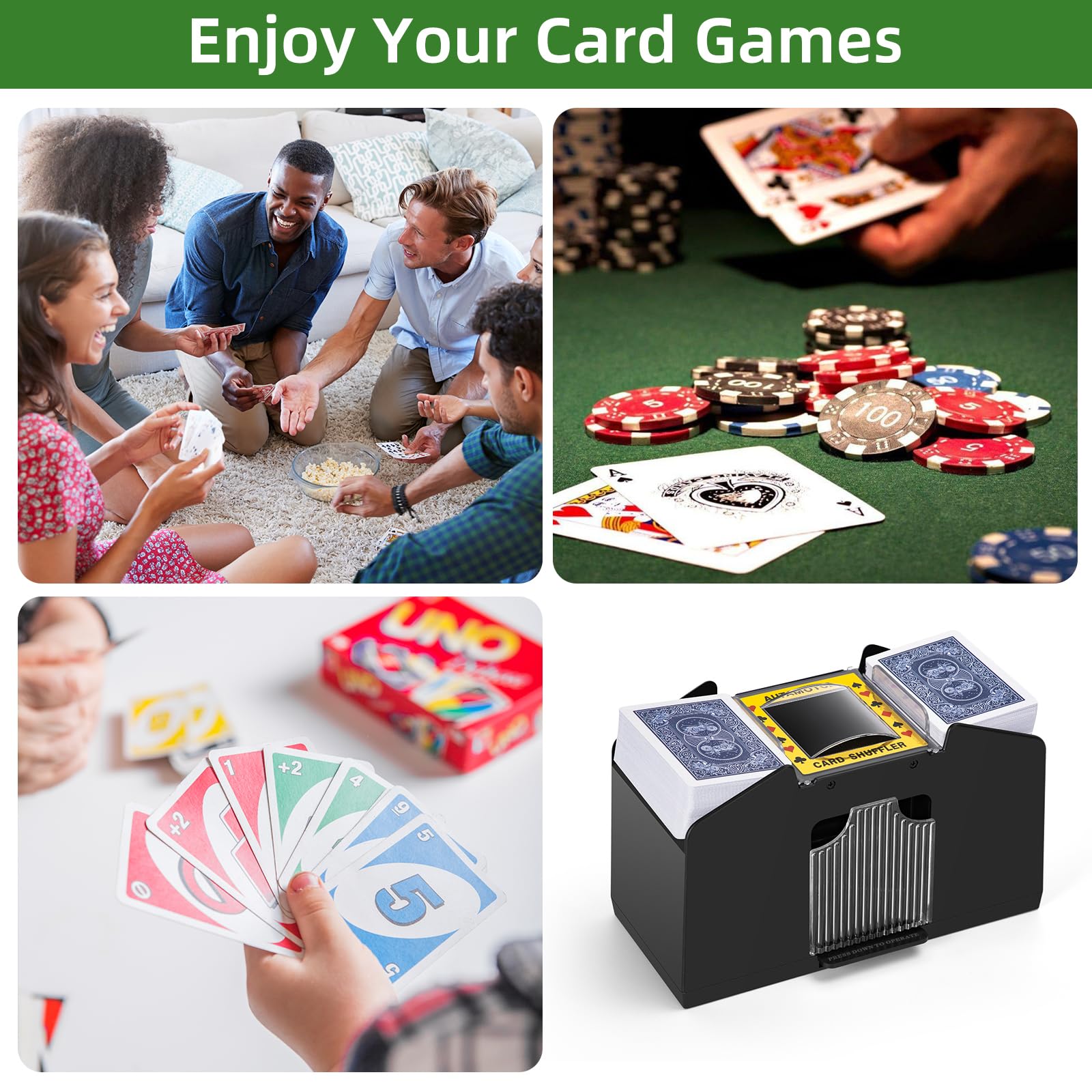 YUCEEN shuffler used for poker and Texas Hold’em games
