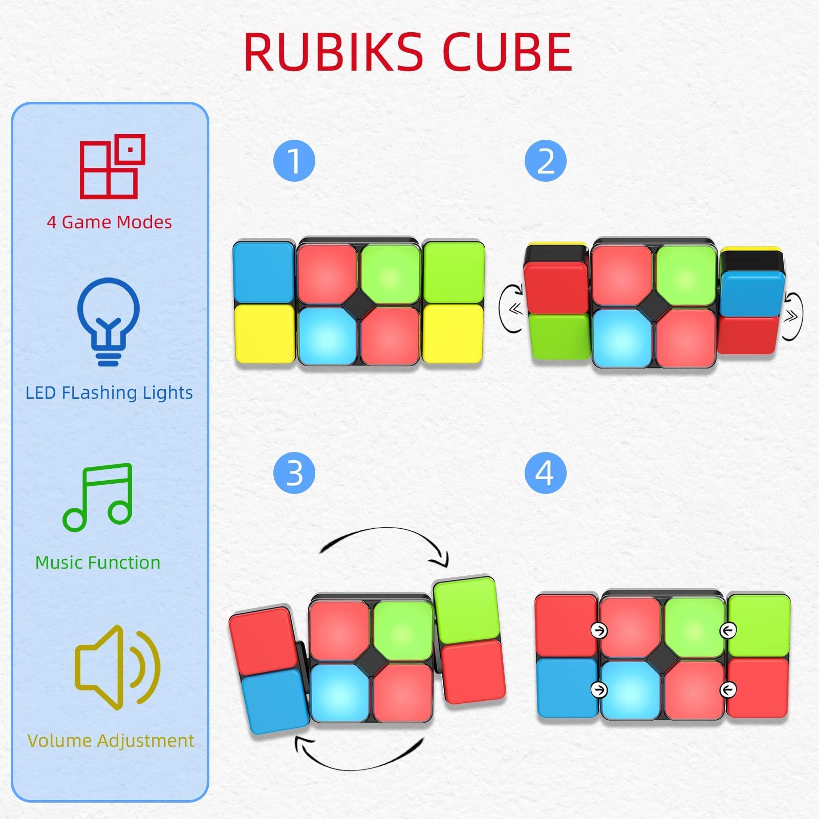 Yudngli four-modes game provides varied challenges to keep kids engaged.