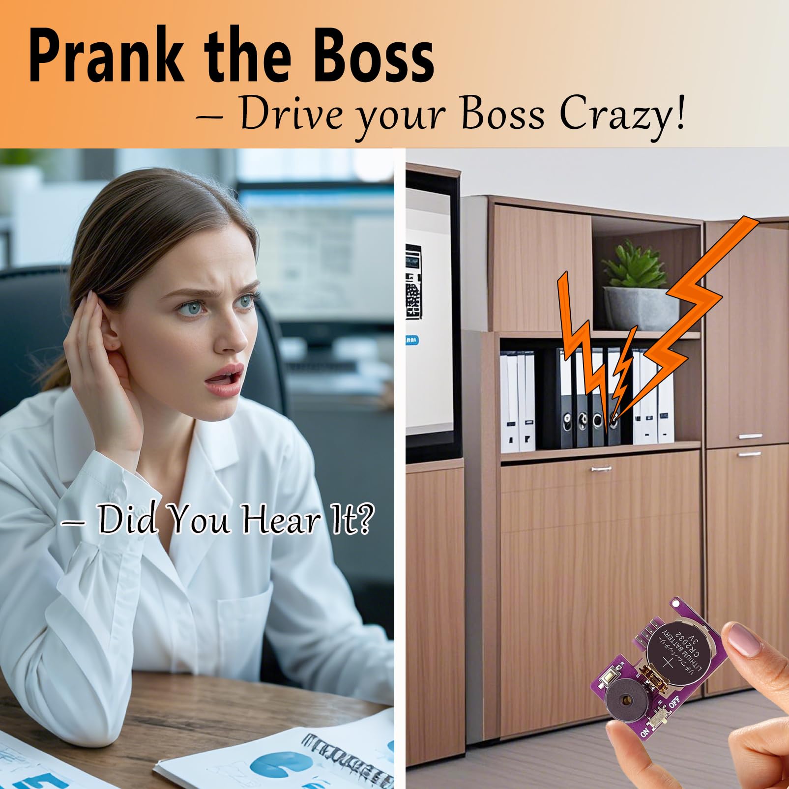 YueFeiAud long-lasting prank battery supports extended play in real-life scenarios.