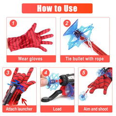 YUETIANE Spider Web Shooter party pack ideal for celebrations.