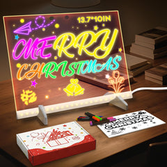 Yueur LED Drawing Board front view with illuminated workspace