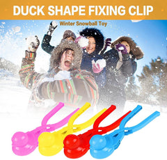 YUGYUJ duck-mold snowball tool with ergonomic grip for easy use.