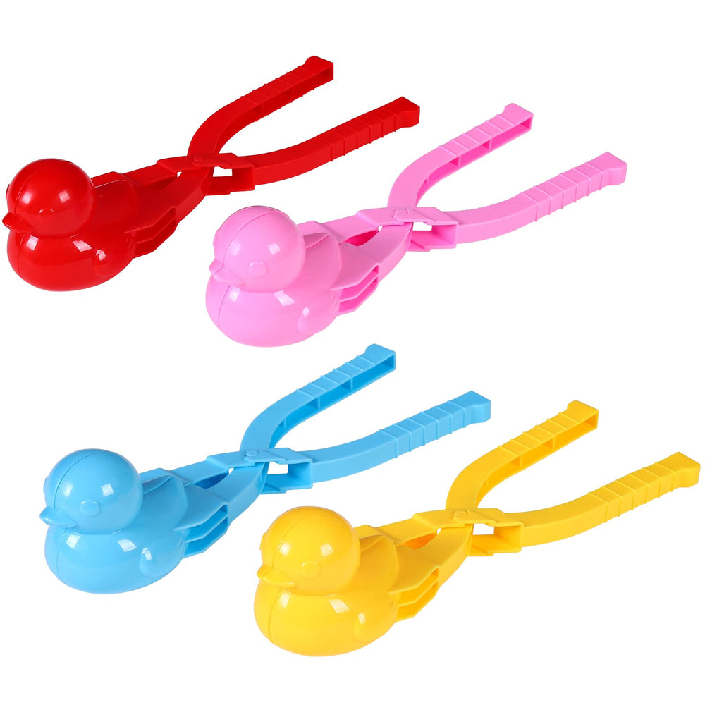 YUGYUJ snowball maker with handle and duck motif for quick snowballs.