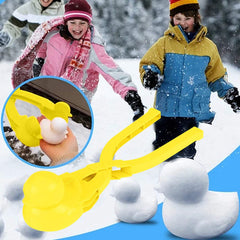 YUGYUJ four-pack snowball maker set for outdoor winter fun.