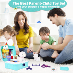 Yuilgdo gel shower toy for gentle pretend bathing of plush pets