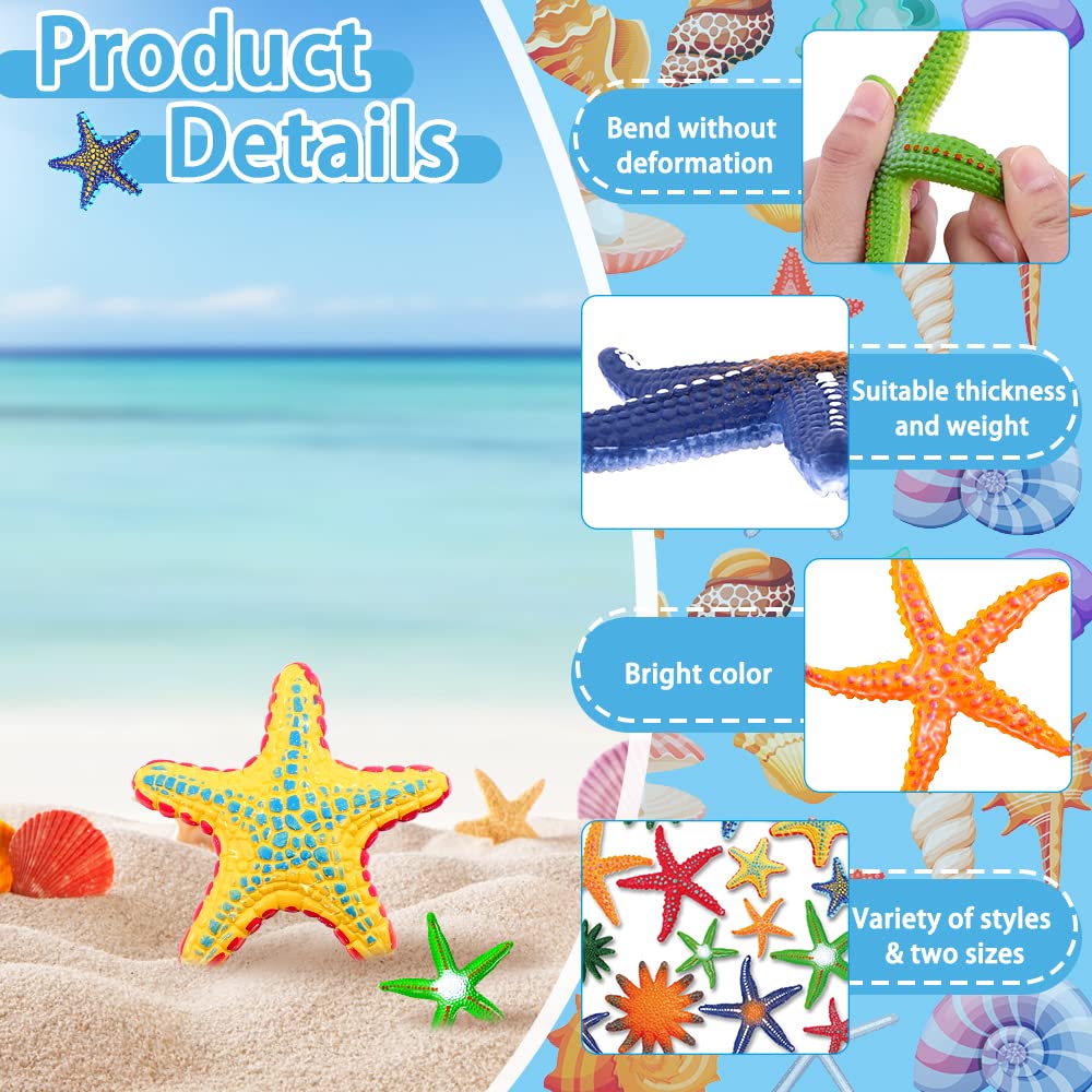 YUJUN sinking-bottom starfish toy ideal for treasure-hunt style pool play.