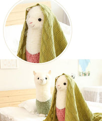 YUKOUQIAN 9.8-inch llama plush ready for display and play.