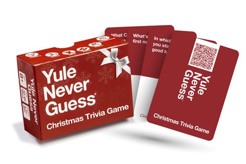 Yule Never Guess family game night image showcases inclusive fun for all ages.
