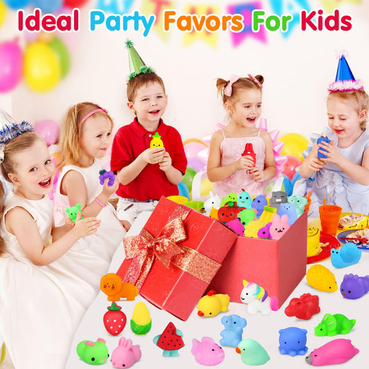 Yunaking squishies set with animals for sensory play and stress relief