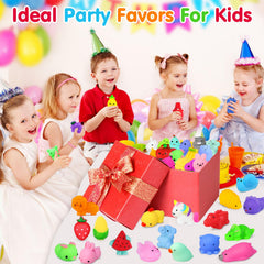 Yunaking squishies set with animals for sensory play and stress relief