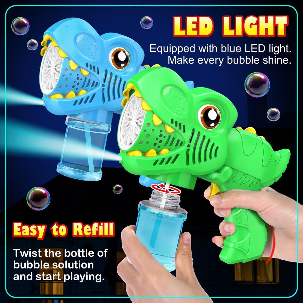 Yunaking four-bottle bubble solution set for extended bubble fun