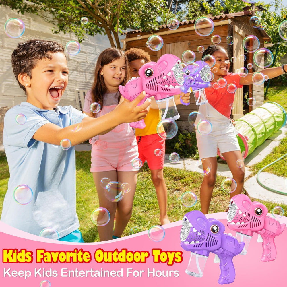 Yunaking LED lights brighten evening bubble fun for kids