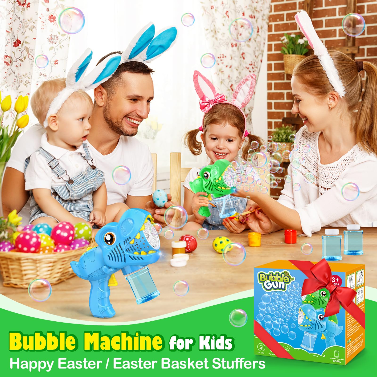 Yunaking party-ready bubble machine enhances events and celebrations