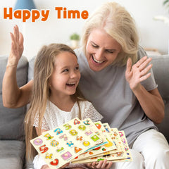 YUNCHY Wooden Peg Occupation Puzzle introduces jobs and everyday vocabulary.