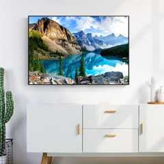 Yundu Moraine Lake puzzle box with pieces arranged for a cozy session.
