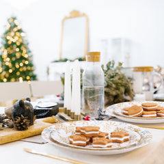 Yungyan disposable plates for winter party, easy cleanup after festivities
