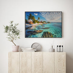 Yunlus Summer Beach artwork with vibrant colors to inspire focus and creativity