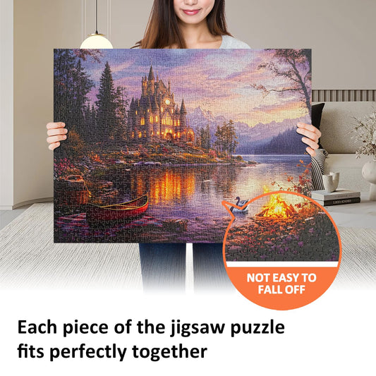 Yunlus Twilight Castle puzzle assembly scene highlighting challenging details for engaging solving sessions