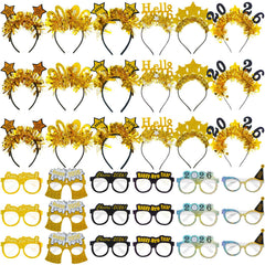 Yunsailing 2026 New Year glasses design-01, lightweight festive prop for photos