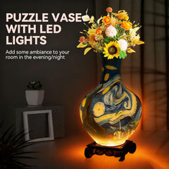 YunSheCSBS assembly puzzle vase demonstrates a challenging DIY project