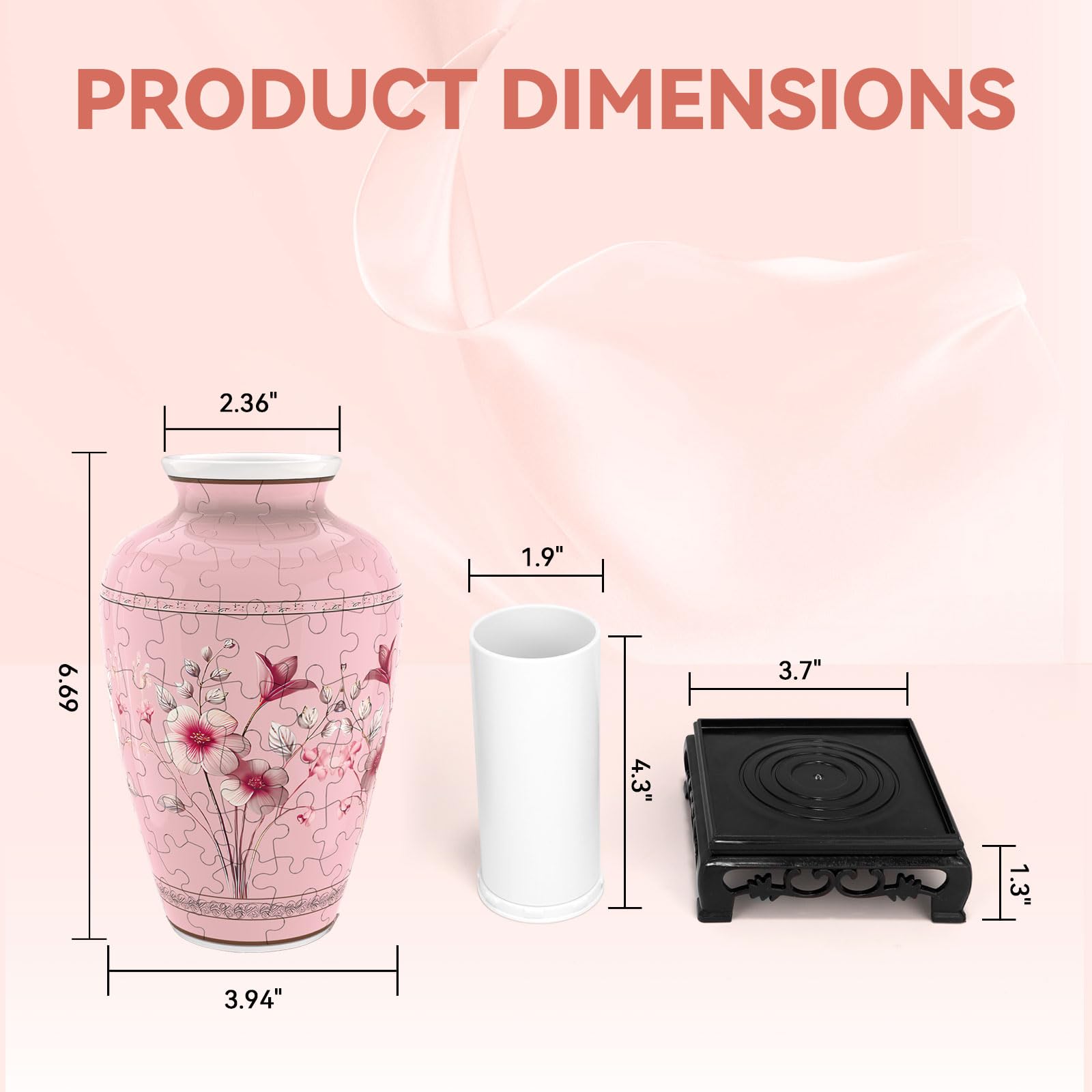YunSheCSBS vase in living room adds artistic flair and conversation starter.