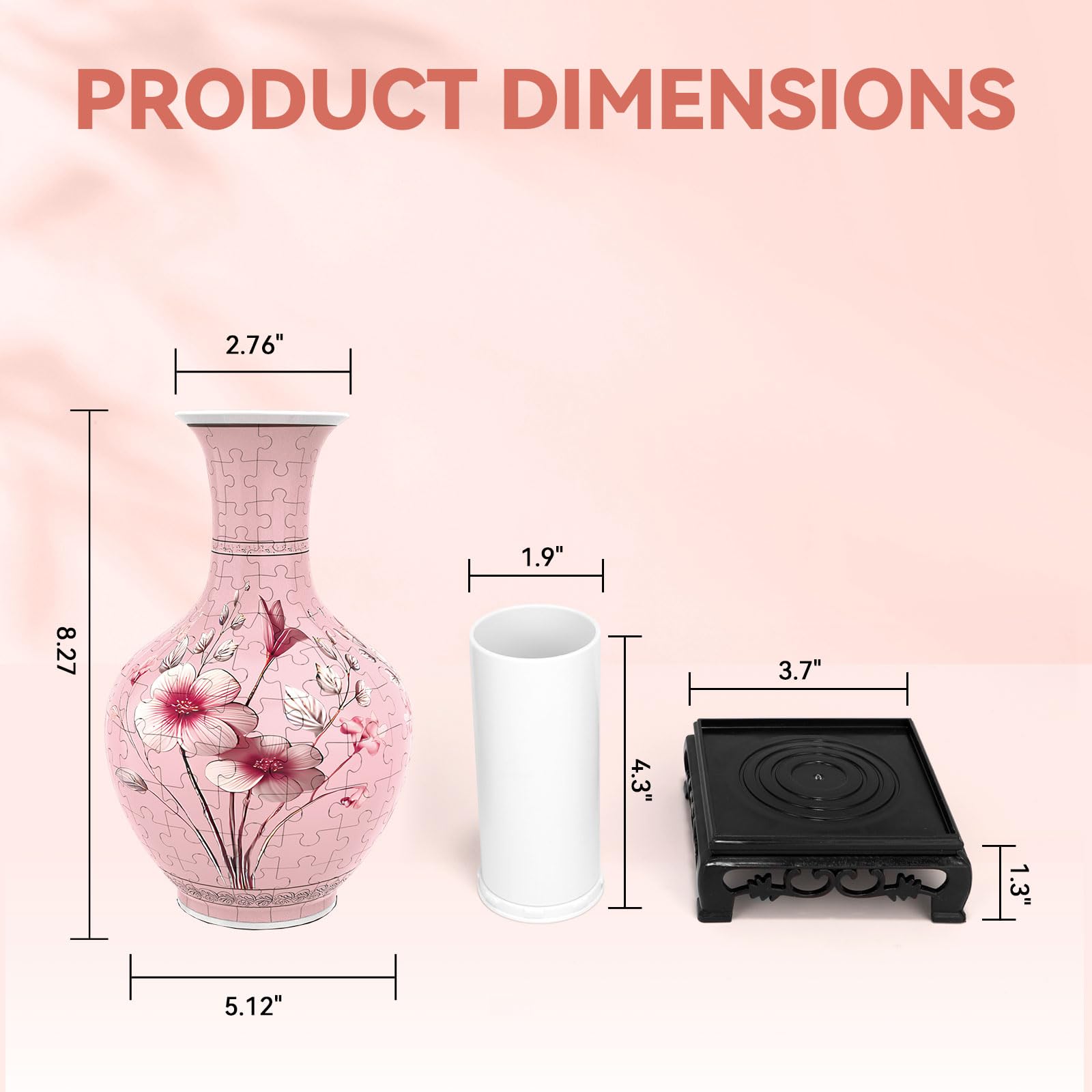 YunSheCSBS LED-lit vase shown in a dim room for cozy ambiance.