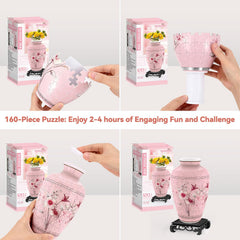 YunSheCSBS durable curved puzzle pieces connect securely for a lasting decor piece.