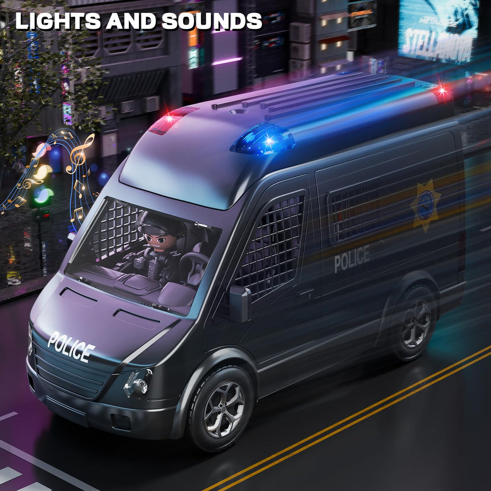 YunWings gift-ready police car set sparks creative play and learning at home.