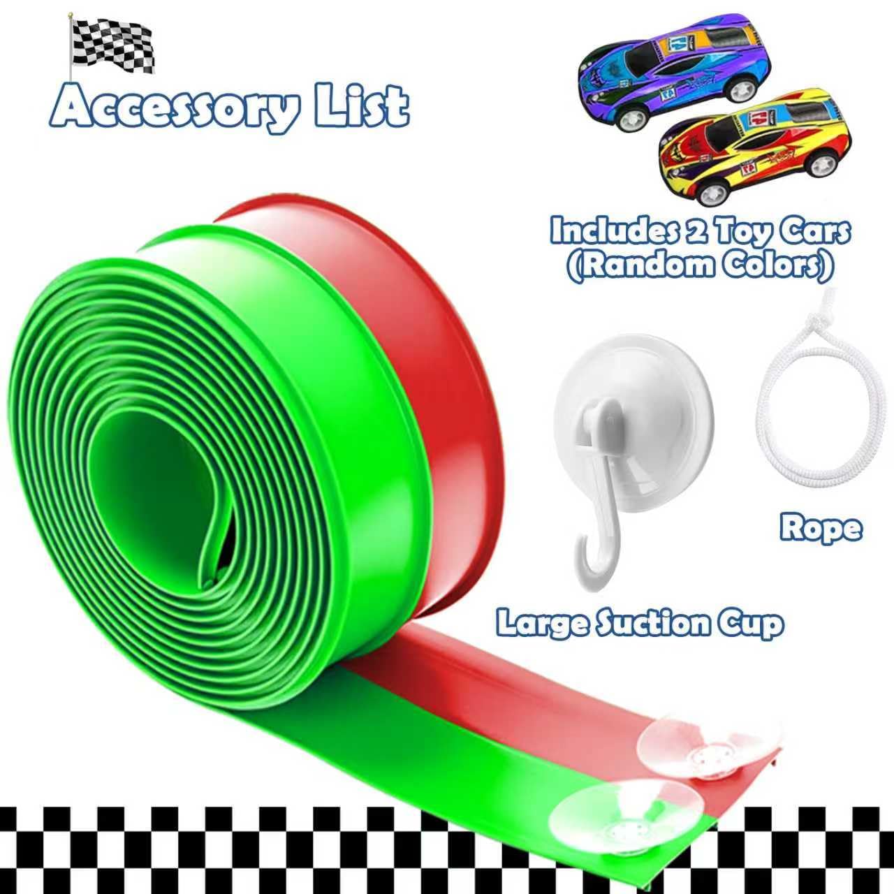 YUOIOYU Flex Tracks no-assembly setup for instant use