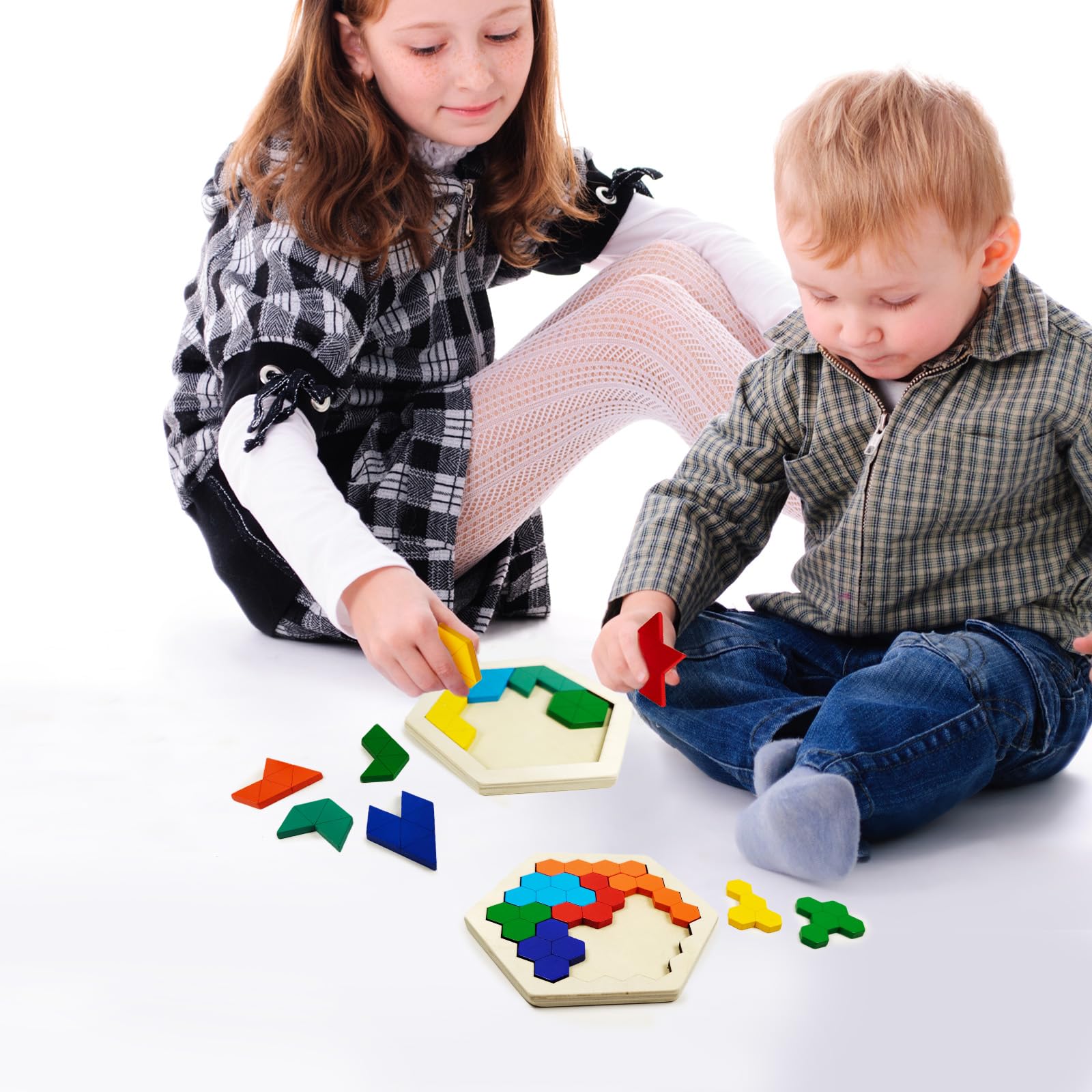 Durable wooden blocks provide tactile feedback and long-lasting fun