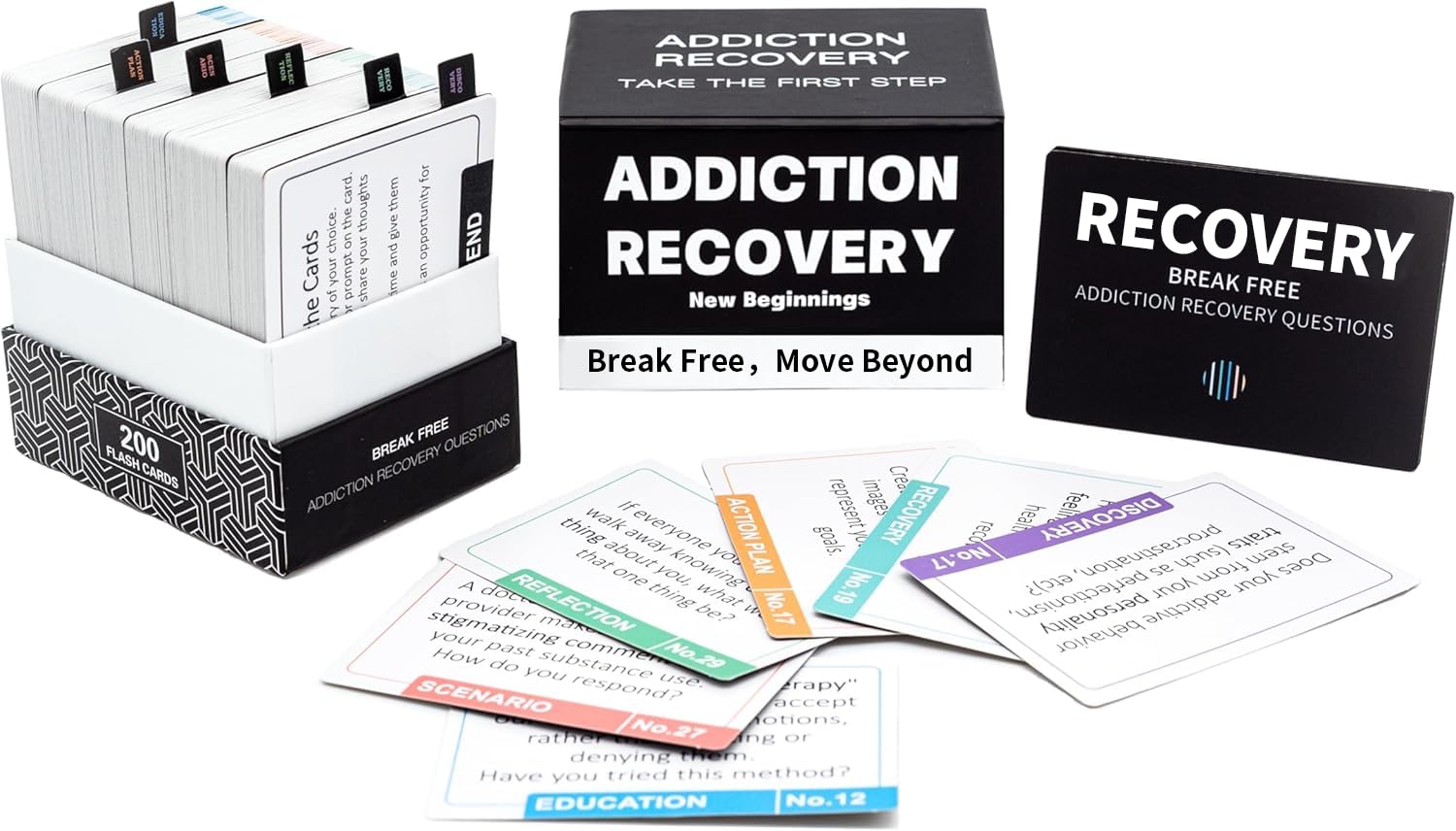 yusetoyue addiction recovery cards discovery prompts for self-awareness