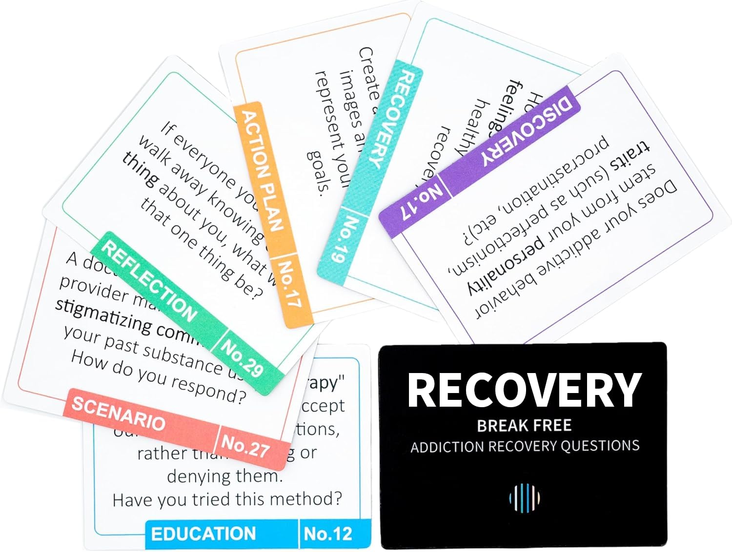 yusetoyue addiction recovery cards education prompts for knowledge
