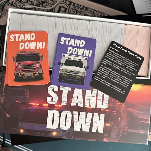 yusetoyue Stand Down card game cards front display prompts and answers for crews.