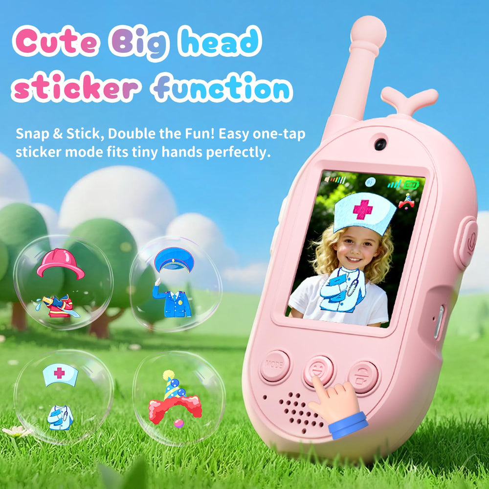 YUSSBCU voice-call display walkie-kids showing real-time video chat possibilities