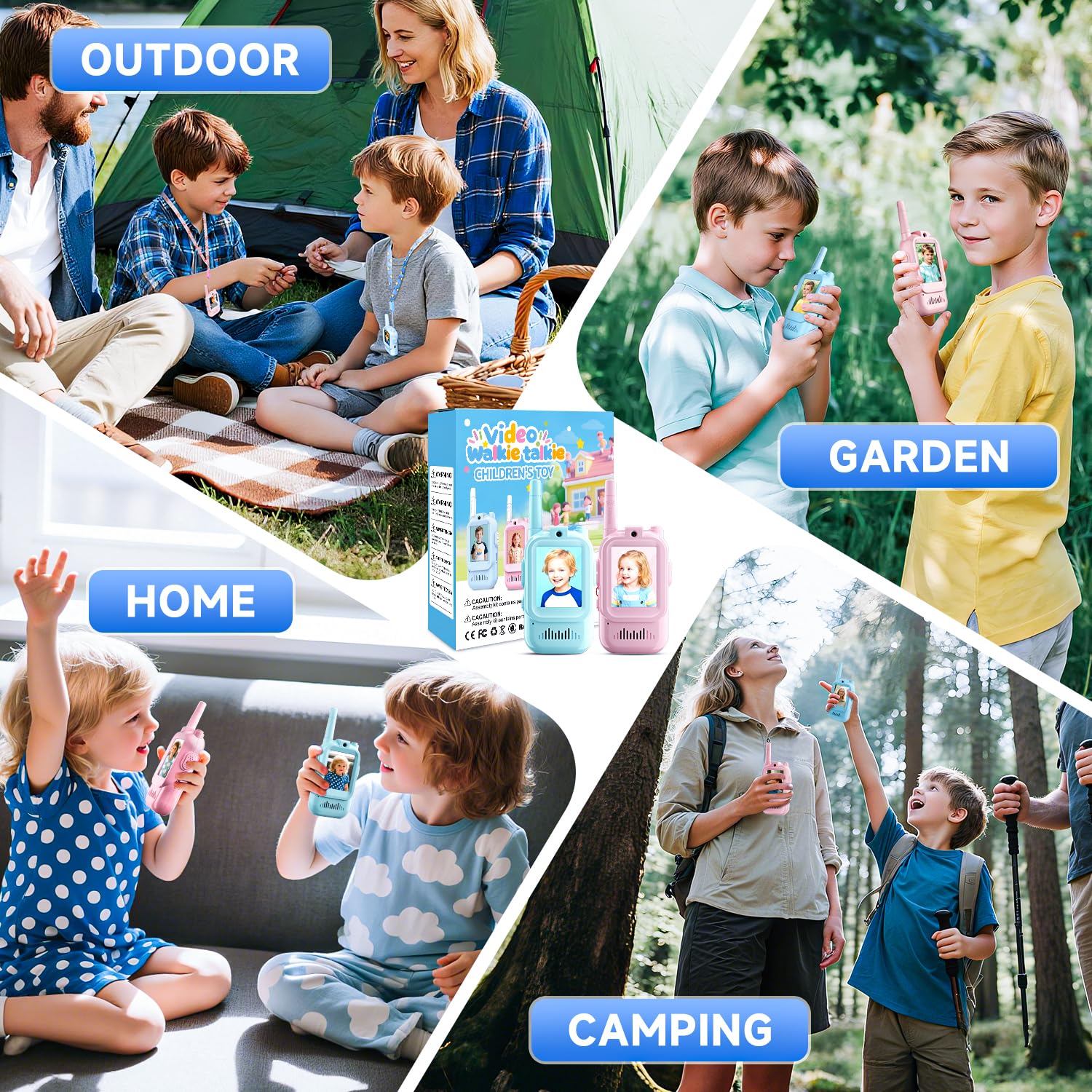 YUSSBCU video walkie talkies indoor outdoor use: reliable connections anywhere